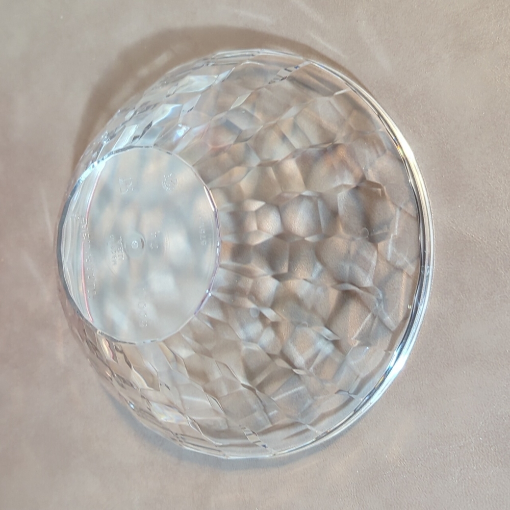 Tupperware Ice Prisms Bowls set of 4 and Ruby Red Triangle Bowl NEW - Picture 5 of 11